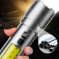 Rechargeable LED Flashlight with 12000mAh Battery, USB-C & Zoom