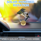 Solar Windmill Car Decorative Item