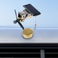 Solar Windmill Car Decorative Item