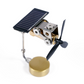 Solar Windmill Car Decorative Item