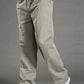Casual trousers with straight legs and elastic waistband for men