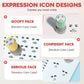 Vibrant Expression Icon Stamp- Multi-Surface Creative Tool