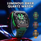Luminous Biker Waterproof Quartz Watch