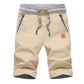 Men's Color-Blocking Drawstring Shorts