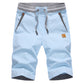 Men's Color-Blocking Drawstring Shorts