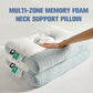 Multi-Zone Memory Foam Neck Support Pillow