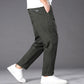 Men’s Casual Solid Loose Pants with Pockets