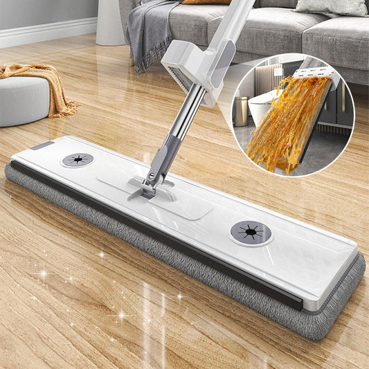 360° Spin Hands-Free Wet & Dry Microfiber Flat Mop