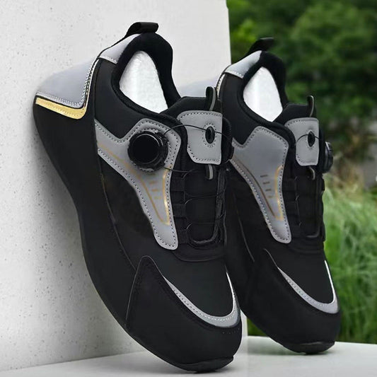 Men's Stylish Thick Sole Spiral Button Casual Shoes