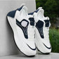 Men's Stylish Thick Sole Spiral Button Casual Shoes