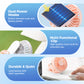 3-Speed Solar Hat Clip Fan