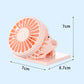 3-Speed Solar Hat Clip Fan