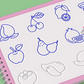 8-Theme Cartoon Tracing Groove Drawing Book