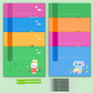 8-Theme Cartoon Tracing Groove Drawing Book