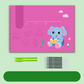 8-Theme Cartoon Tracing Groove Drawing Book