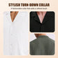 Men's Casual Loose Fit Solid Color Shirt