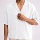 Men's Casual Loose Fit Solid Color Shirt