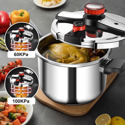 Versatile and Safe Stainless Steel Pressure Pot