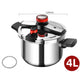 Versatile and Safe Stainless Steel Pressure Pot