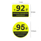 Reflective High-Visibility Gas Cap Sticker