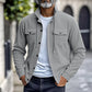 Men's Corduroy Button-Down Long Sleeve Jacket