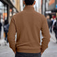 Men's Corduroy Button-Down Long Sleeve Jacket