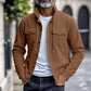 Men's Corduroy Button-Down Long Sleeve Jacket
