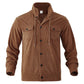 Men's Corduroy Button-Down Long Sleeve Jacket