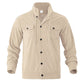 Men's Corduroy Button-Down Long Sleeve Jacket