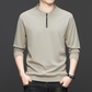 Men's Half-Zip Crew Neck Casual Pullover