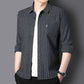 Men’s Casual Business Lapel Shirt for Fall & Winter