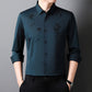 Men's Bamboo Print Casual Business Shirt