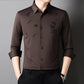 Men's Bamboo Print Casual Business Shirt