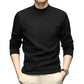 Men’s Antibacterial Solid Color Thermal Long Sleeve Top