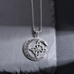 Celtic Moon Pendant Necklace