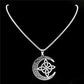 Celtic Moon Pendant Necklace