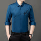 Men's Stretch Wrinkle-Resistant Long Sleeve Shirt