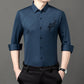 Men's Stretch Wrinkle-Resistant Long Sleeve Shirt