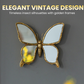 Vintage Mirror Butterfly & Dragonfly Wall Decor