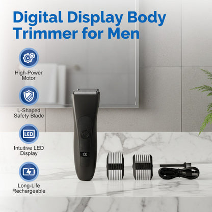 📢📢50% OFF!!🔥🔥Over 35,000 units sold!!✂️Digital body trimmer for men with a digital display✨