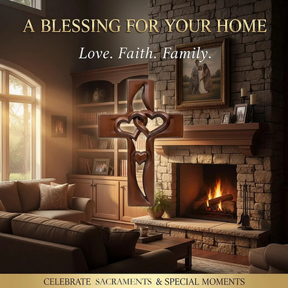 Marriage Cross for Wall Decoration