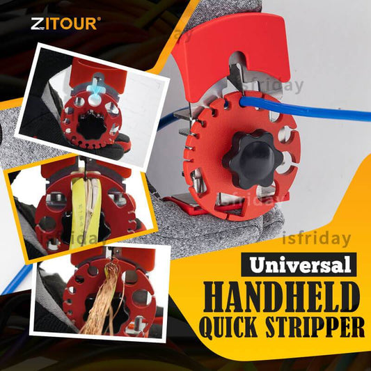 Zezzo® Universal Manual Wire Stripper with Adjustable Blade