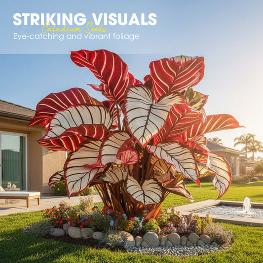 100 Caladium Seeds for Indoor Outdoor Planting