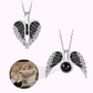 Convertible Heart Wing Photo Projection Necklace