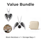 Convertible Heart Wing Photo Projection Necklace
