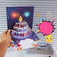 🎂🎉Birthday Cards With Fireworks & Pop Up Cake & Blow-able Music