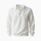 Men's Casual Half-Zip Cable-Knit Sweater