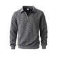 Men's Casual Half-Zip Cable-Knit Sweater