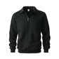 Men's Casual Half-Zip Cable-Knit Sweater