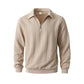 Men's Casual Half-Zip Cable-Knit Sweater